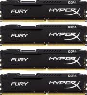 ram hyperx hx426c15fbk4 16 16gb 4x4gb ddr4 2666mhz hyperx fury black series quad channel kit photo