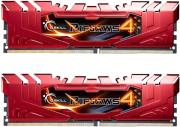 ram gskill f4 2666c15d 8grr 8gb 2x4gb ddr4 2666mhz ripjaws 4 red dual channel kit photo