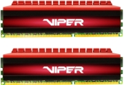 ram patriot pv416g300c6k viper 4 series 16gb 2x8gb ddr4 3000mhz black red dual kit photo