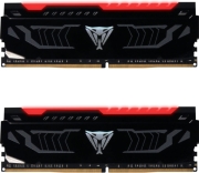 ram patriot pvlr48g300c5k viper red led series 8gb 2x4gb ddr4 3000mhz dual kit photo