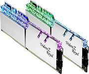 ram gskill f4 4266c19d 32gtrs 32gb 2x16gb ddr4 4266mhz trident z royal silver rgb dual kit photo