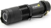 pure cree mini led flashlight 7w 300lm q5 3 modes black photo