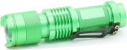 pure cree mini led flashlight 7w 300lm q5 3 modes green photo