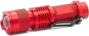 pure cree mini led flashlight 7w 300lm q5 3 modes red photo