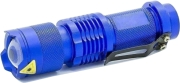 pure cree mini led flashlight 7w 300lm q5 3 modes blue photo