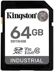 kingston sdit 64gb 64gb industrial pslc sdxc memory card uhs i u3 v30 a1 tls nand photo