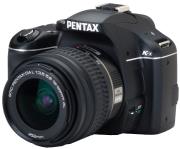 pentax dslr k x body black da 18 55mm kit photo