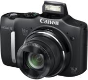 canon powershot sx160 is black photo
