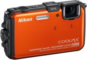 nikon coolpix aw100 orange photo