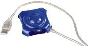 hama 11800 usb 20 hub 1 4 blue bus powered photo