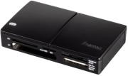 hama 108038 all in one usb30 superspeed multicard reader black photo