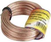 hama 30723 loudspeaker cable 2 x 075mm 20m transparent photo