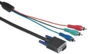 hama 43193 video connecting cable 3rca plug to 15pin hdd 2m photo