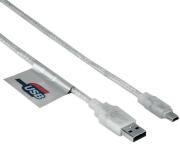 hama 41533 usb 20 cable usb a male usb mini b male 18m photo