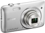 nikon coolpix s3500 silver photo