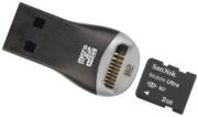 sandisk 2gb ultra memory stick micro m2 with reader photo
