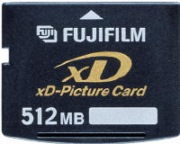 fuji xd card 512mb h type photo