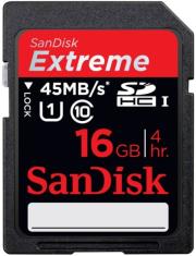 sandisk extreme 16gb sdhc class 10 uhs 1 flash memory card 45mb s sdsdx 016g x46 photo