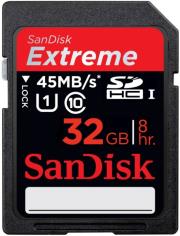 sandisk extreme 32gb sdhc class 10 uhs 1 flash memory card 45mb s sdsdx 032g x46 photo