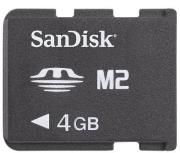 sandisk 4gb memory stick micro m2 with adapter photo