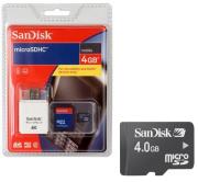 sandisk 4gb micro secure digital high capacity with micromate reader photo