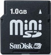 sandisk 1gb secure digital card mini sdsdm 1024 e10m photo