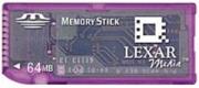 lexar memory stick 64mb classic photo