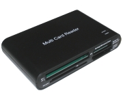 card reader 53 in 1 black usb 20 photo