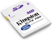 kingston 1gb elite pro secure digital memory card photo