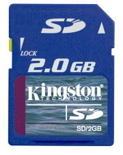 kingston 2gb secure digital memory card photo