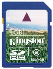kingston 4gb secure digital high capacity class 2 bulk photo