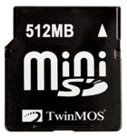 twinmos mini secure digital card 512mb photo