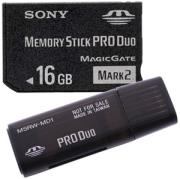 sony 16gb memory stick pro duo mark 2 with usb adapter photo
