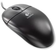 logitech s96 optical wheel mouse black photo