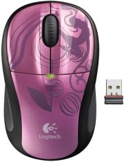 logitech m305 wireless mouse pink for notebook photo