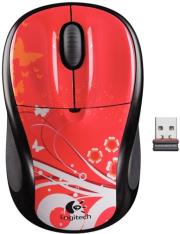 logitech m305 wireless mouse blush butterfly photo logitech m305 wireless mouse blush butterfly photo