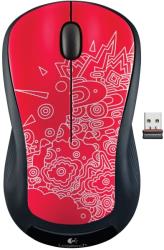 logitech m325 wireless mouse red topography photo logitech m325 wireless mouse red topography photo