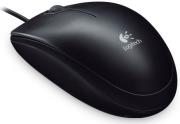 logitech 910 003357 b100 optical usb mouse black photo