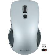logitech m560 wireless mouse silver photo