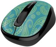 microsoft wireless mobile mouse 3500 teal green photo