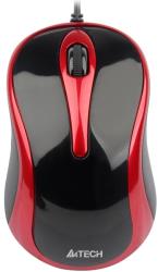 a4tech a4 n 350 2 v track padless mouse black red photo