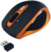 natec ms fal bo usb falcon wireless laser mouse black orange photo