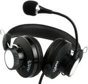 natec nsl 0256 griffon headphones microphone black photo