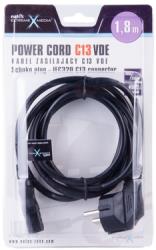 extreme media nka 0528 power cord vde euro iec320 c13 18m photo