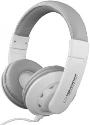 esperanza eh144w stereo audio headphones coral white photo