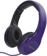 esperanza eh138v stereo audio headphones soul violet photo