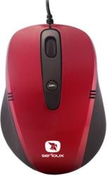 serioux cruzer 170 wired ambidextrous mouse red photo