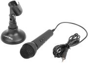 natec nmi 0776 microphone adder black photo