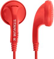 esperanza th108r stereo earphones titanium red photo