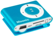 msonic mm3610b mp3 music player blue slot photo